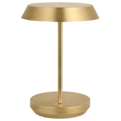 Visual Comfort Modern Collection Visual Comfort Modern Collection Sean Lavin Tepa Hand Rubbed Antique Brass LED Accent Lamp SLTB53227HAB