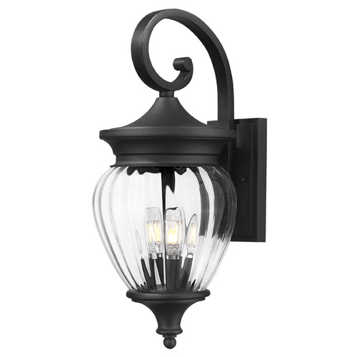 Z-Lite Z-Lite Davina Black Outdoor Wall Light 5016M-BK