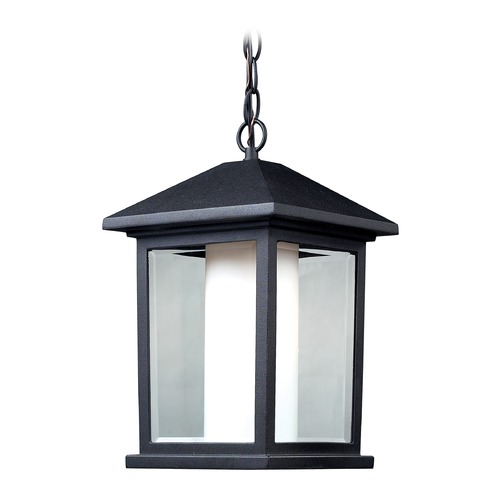 Z-Lite Mesa Black Outdoor Hanging Light by Z-Lite 523CHM