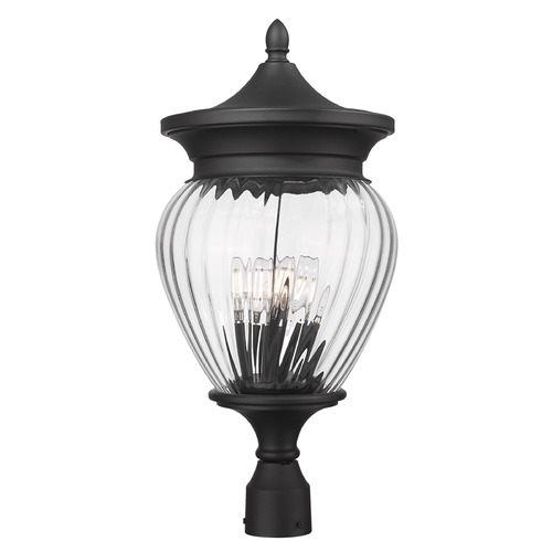 Z-Lite Z-Lite Davina Black Post Light 5016PHBR-BK