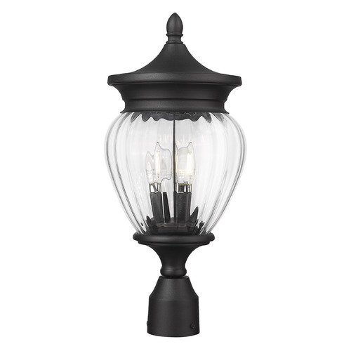 Z-Lite Z-Lite Davina Black Post Light 5016PHMR-BK