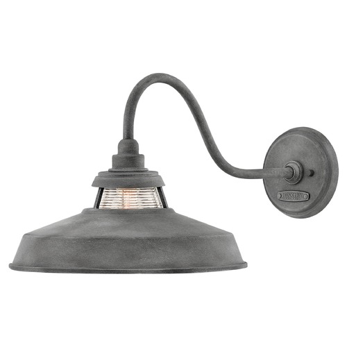 Hinkley Troyer Aged Zinc Barn Light by Hinkley Lighting 1195DZ