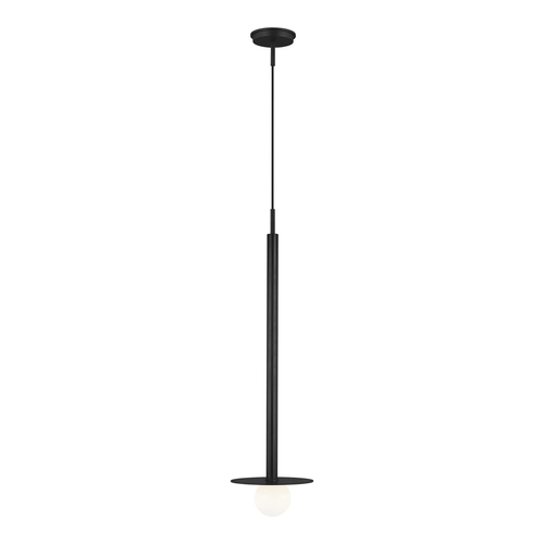 Visual Comfort Studio Collection Kelly Wearstler Nodes 30-Inch Tall Midnight Black Pendant by Visual Comfort Studio KP1011MBK