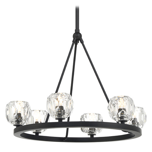 Crystorama Lighting Crystorama Lighting Aragon Matte Black LED Chandelier ARA-10264-MK