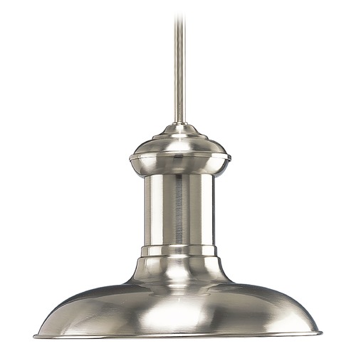 Progress Lighting 12-Inch Barn Light in Brushed Nickel by Progress Lighting P5024-09