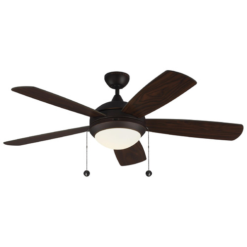 Generation Lighting Fan Collection Discus Classic 52 Bronze LED Ceiling Fan by Generation Lighting Fans 5DIC52RBD-V1