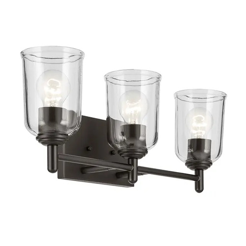 Kichler Lighting Shailene 3-Light Vanity Light in Olde Bronze by Kichler Lighting 45574OZCLR
