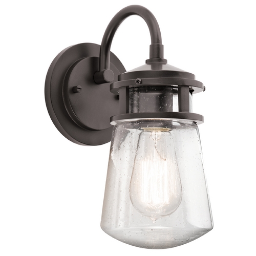 Kichler Lighting Lyndon 11.25-Inch Outdoor Wall Light in Bronze by Kichler Lighting 49444AZ