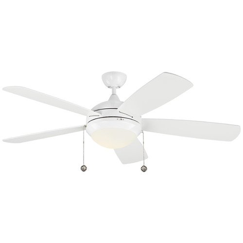 Generation Lighting Fan Collection Discus Ornate 52 White LED Fan by Generation Lighting Fans 5DIC52WHD-V1