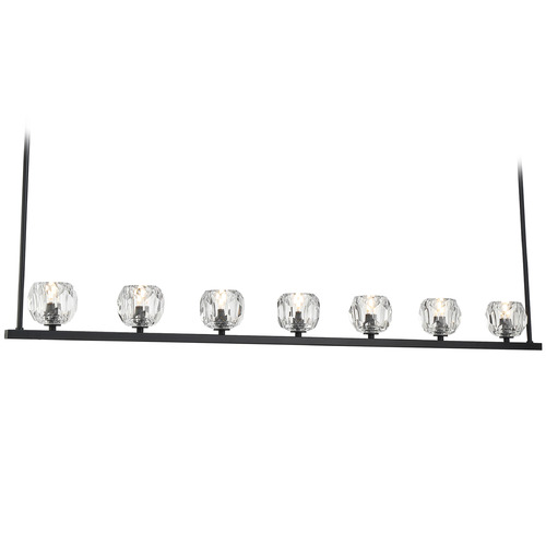 Crystorama Lighting Crystorama Lighting Aragon Matte Black LED Island Light ARA-10267-MK