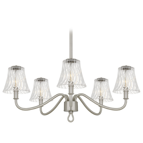 Quoizel Lighting Quoizel Lighting Mckinney Brushed Nickel Chandelier MCK5030BN