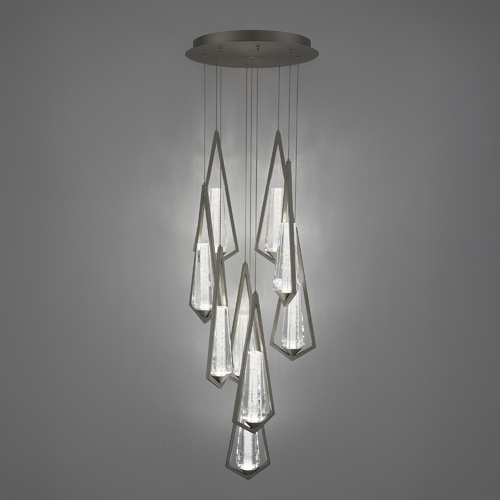 Schonbek Beyond Devotion LED 9-Light Pendant in Satin Nickel by Schonbek Beyond BPD66209-SN