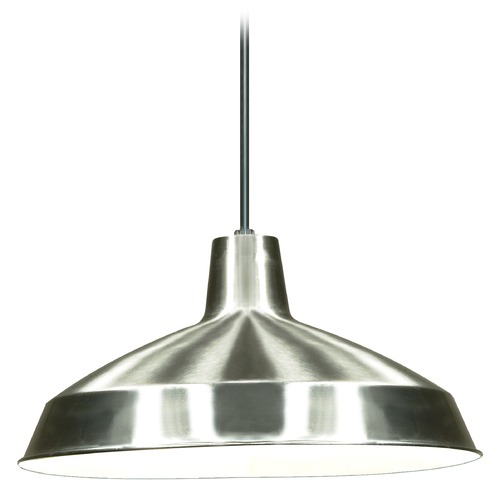 Nuvo Lighting Barn Light Pendant Brushed Nickel by Nuvo Lighting SF76/661