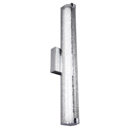 Visual Comfort Studio Collection Cutler Chrome LED Vertical Bathroom Light by Visual Comfort Studio WB1868CH-L1