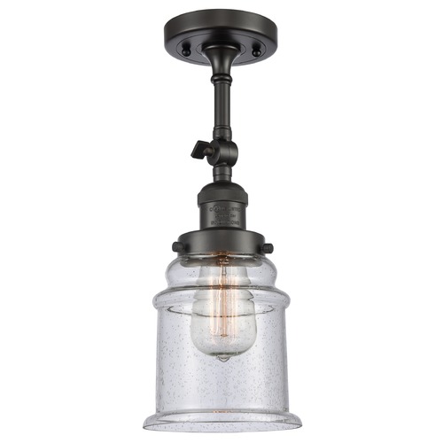 Innovations Lighting Canton Oil Rubbed Bronze Semi-Flush Mount by Innovations Lighting 201F-OB-G184