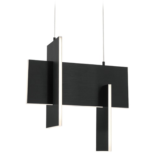 Eurofase Lighting Coburg 20-Inch Black LED Pendant by Eurofase Lighting 37346-027