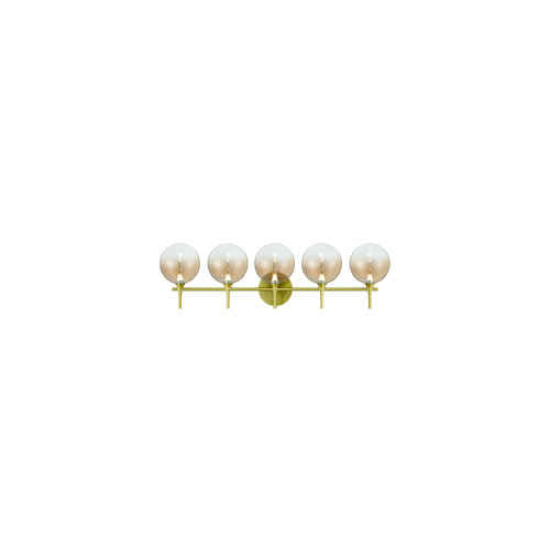 Eurofase Lighting Lissa 5-Light LED Vanity Light in Gold by Eurofase Lighting 48919-036