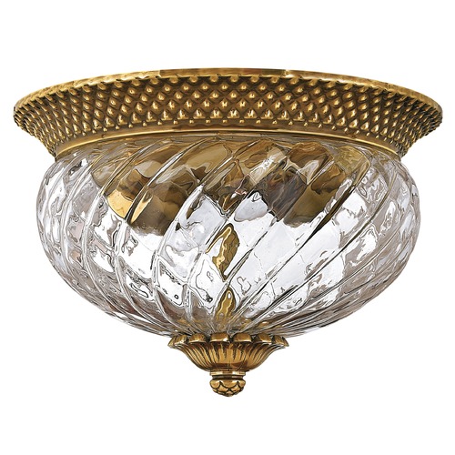 Hinkley Plantation 12-Inch Flush Mount in Burnished Brass by Hinkley Lighting 4102BB
