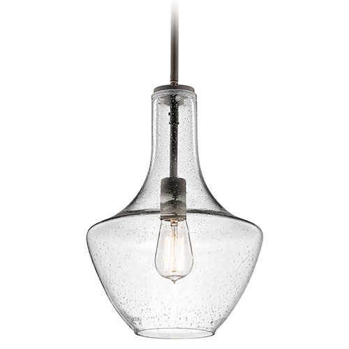 Kichler Lighting Everly 15.25-Inch High Olde Bronze Pendant by Kichler Lighting 42141OZCS