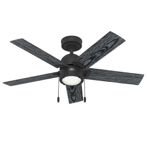 Hunter Fan Company Hunter Fan Company Erling Matte Black LED Ceiling Fan with Light 51707