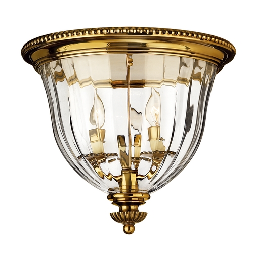 Hinkley Cambridge 14.50-Inch Flush Mount in Burnished Brass by Hinkley Lighting 3612BB