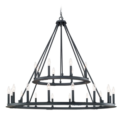 Capital Lighting Pearson 48-Inch Chandelier in Black Iron by Capital Lighting 4910BI