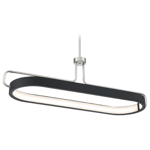 Eurofase Lighting Pemberton Satin Nickel & Black LED Linear Light by Eurofase Lighting 37931-025