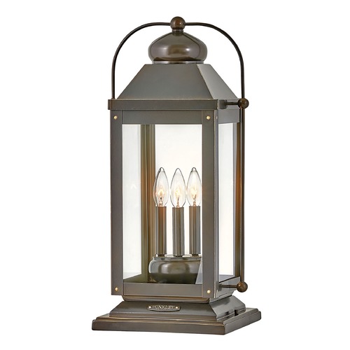 Hinkley Anchorage 12V Large Pier Mount Lantern in Bronze by Hinkley Lighting 1857LZ-LV
