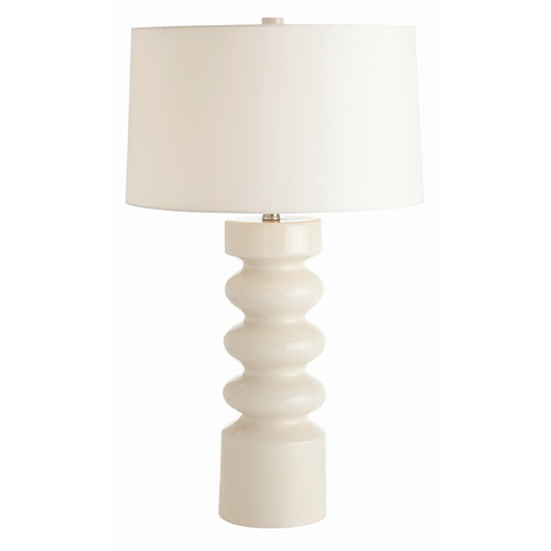 Arteriors Home Lighting Wheaton Table Lamp in White Crackle Porcelain by Arteriors Home 17540-667