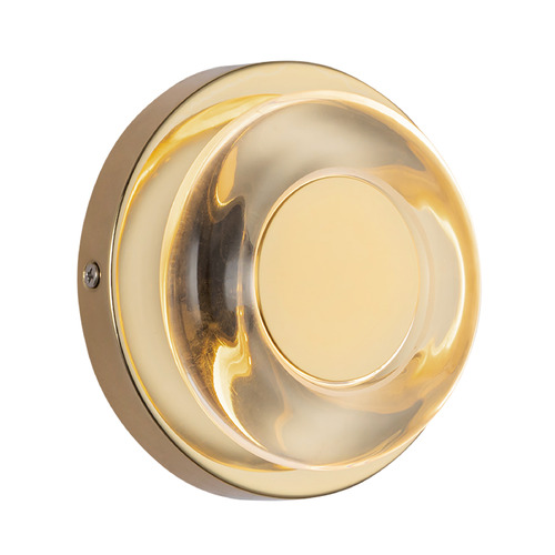 Kuzco Lighting Kuzco Lighting Stephord Metallic Brass LED Sconce WS97204-MRB/CL