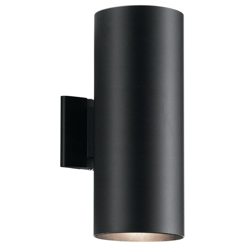 Kichler Lighting Modern Outdoor Wall Light Black by Kichler Lighting 9246BK
