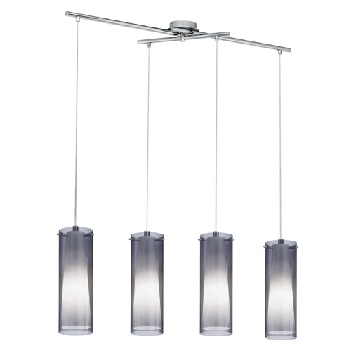 Eglo Lighting Pinto Nero Matte Nickel Multi-Light Pendant by Eglo Lighting 90306A