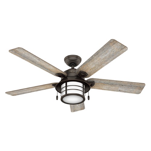Hunter Fan Company Key Biscayne 54-Inch Outdoor Fan in Onyx Bengal by Hunter Fan Company 59273
