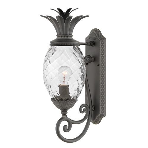 Hinkley Plantation 21.25-Inch Black Outdoor Wall Light by Hinkley Lighting 2120MB