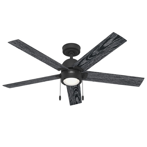 Hunter Fan Company Hunter Fan Company Erling Matte Black LED Ceiling Fan with Light 51760