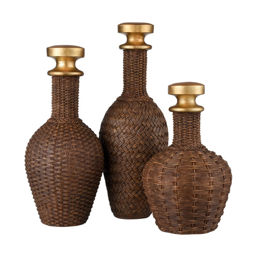 Elk Lighting Elk Lighting Duin Rich Brown & Gold Vase S0037-11230/S3