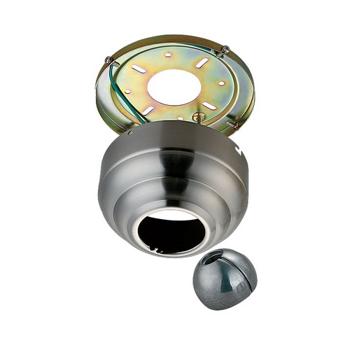 Generation Lighting Fan Collection Slope Ceiling Adapter in Brushed Steel by Visual Comfort & Co Fan Collection MC95BS