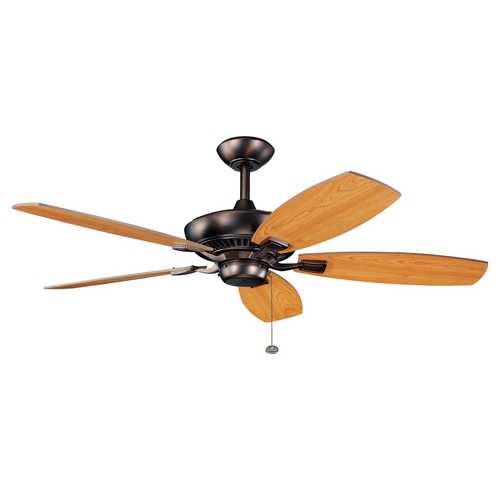 Kichler Lighting Canfield 52-Inch Fan in Oil Brushed Bronze by Kichler Lighting 300117OBB
