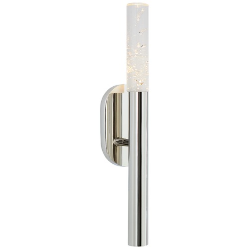 Visual Comfort Signature Collection Kelly Wearstler Rousseau Small Bath Sconce in Nickel by Visual Comfort Signature KW2280PNSG