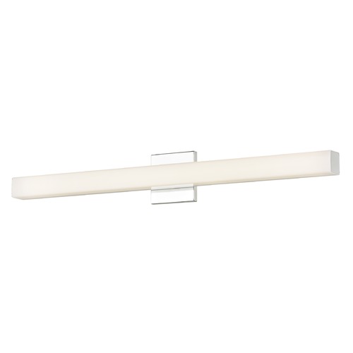 Design Classics Lighting LED Bathroom Light Chrome Horizontal / Vertical Mounting 34-Inch Wide 1331-30-26