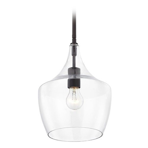Design Classics Lighting Design Classics Serra Neuvelle Bronze Pendant Light with Bowl / Dome Shade 1813-220