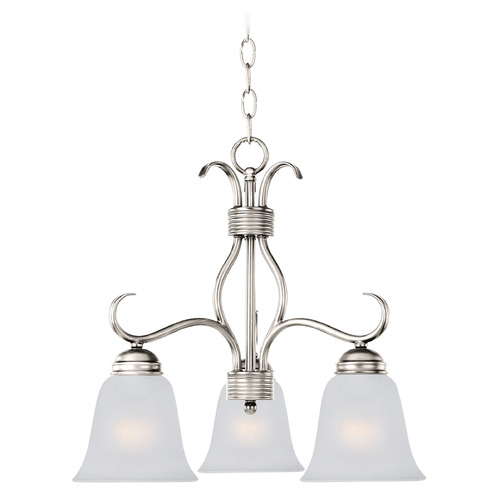 Maxim Lighting Maxim Lighting Basix Satin Nickel Chandelier 10122FTSN