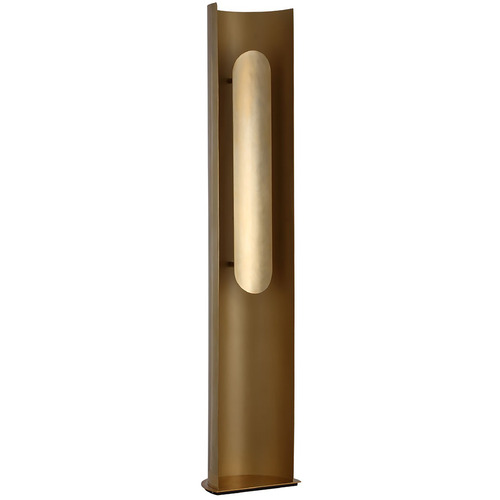 Visual Comfort Modern Collection Shielded Medium Floor Lamp in Antique Brass by VC Modern PBFL50427HAB