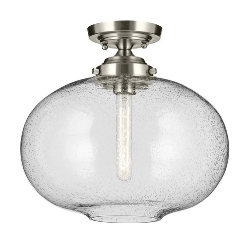 Kichler Lighting Kichler Lighting Avery Brushed Nickel Semi-Flushmount Light 43913NI