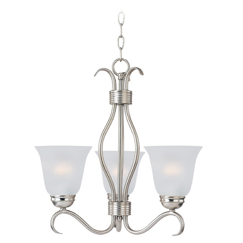 Maxim Lighting Maxim Lighting Basix Satin Nickel Chandelier 10123FTSN