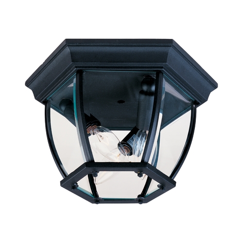 Maxim Lighting Black Flush Mount by Maxim Lighting 1029BK