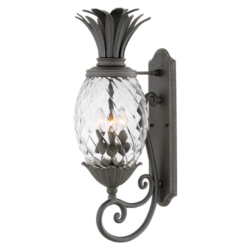 Hinkley Plantation 28-Inch Outdoor Wall Light in Museum Black by Hinkley Lighting 2124MB