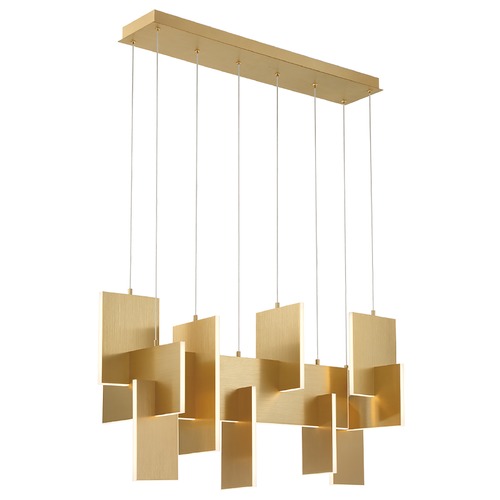 Eurofase Lighting Coburg Gold LED Multi-Light Pendant by Eurofase Lighting 38044-014