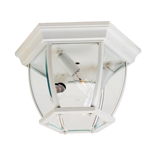 Maxim Lighting White Flush Mount by Maxim Lighting 1029WT