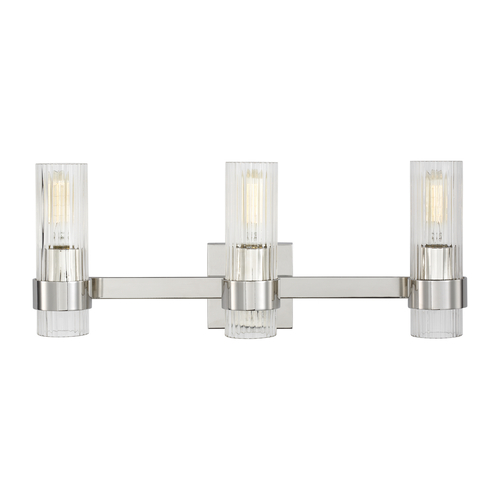 Visual Comfort Studio Collection Chapman & Meyers 22.50-Inch Geneva Polished Nickel Bath Vanity Light by Visual Comfort Studio CV1023PN